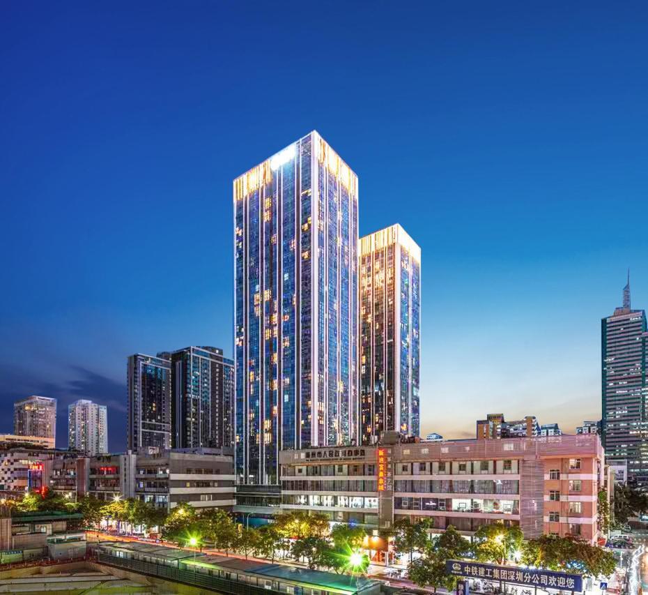 Gepai Executive Apartment - Shenzhen Futian Convention And Exhibition Center 외부 사진