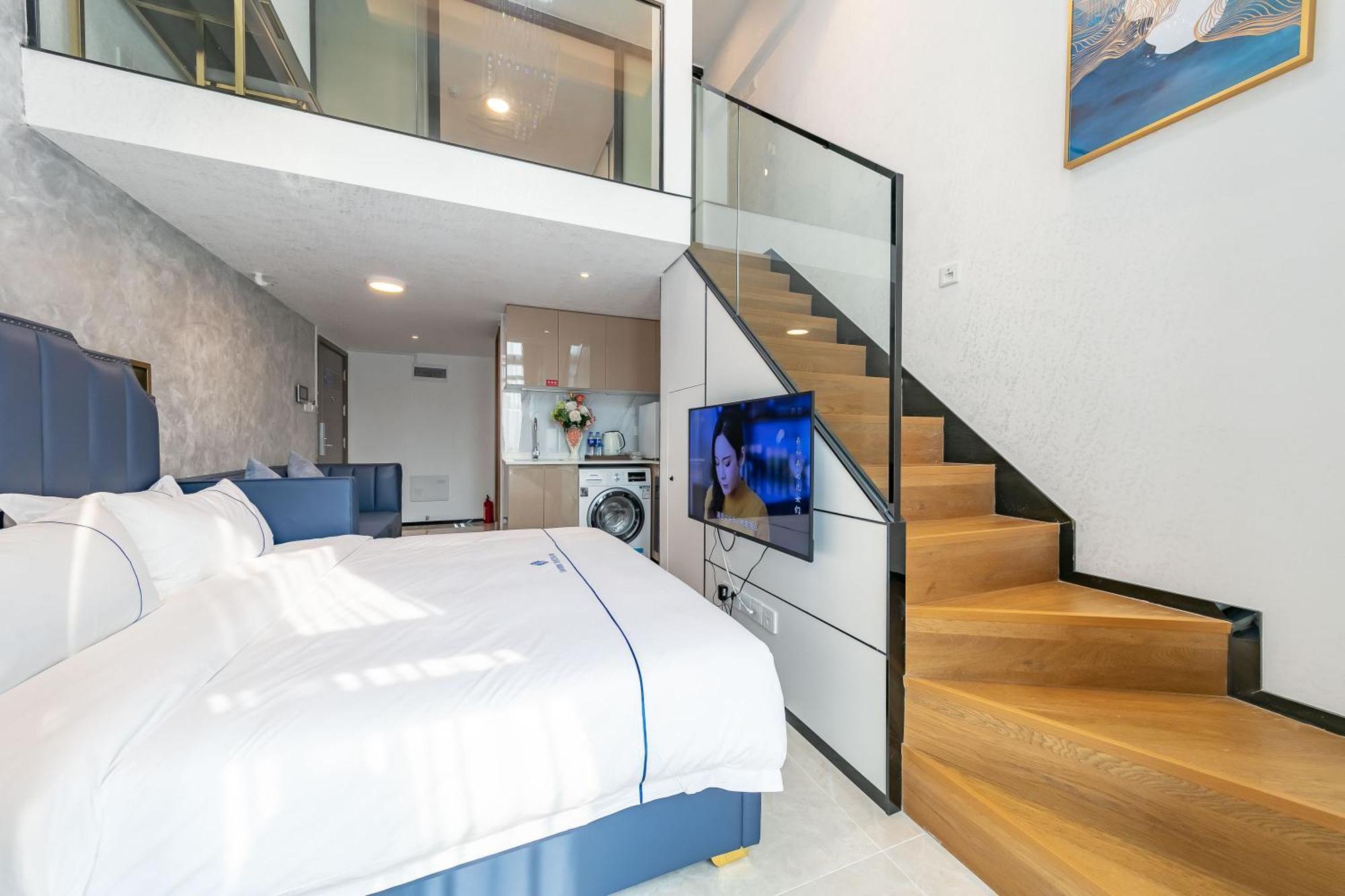 Gepai Executive Apartment - Shenzhen Futian Convention And Exhibition Center 외부 사진